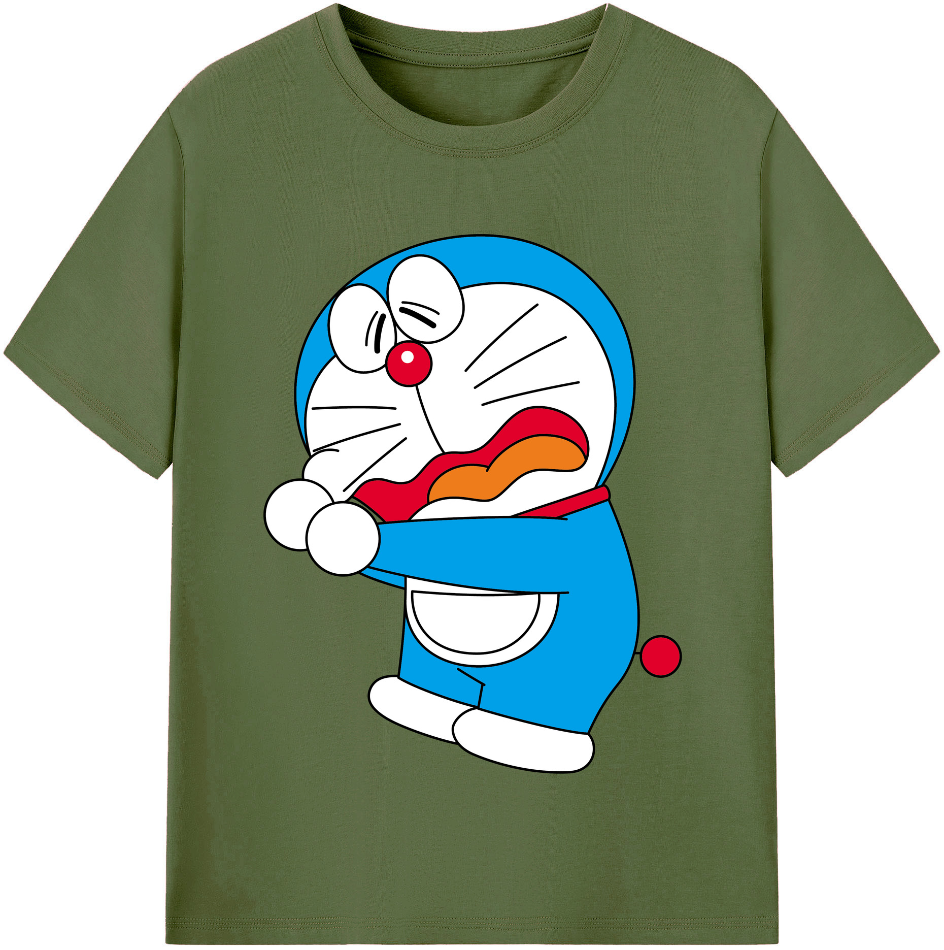 （画像用） ドラえもん Doraemon 綿100％半袖Tシャツ（フロントプリント）
